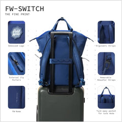 Fieldwrks Switch 26L Convertible Laptop Backpack 15.6 Inch