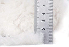 Crochet Soft Fluffy Fur Yarn Pink Chunky Polyester Plush Fur Eyelash