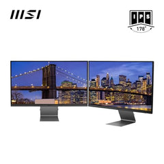 MSI Modern MD271UL, 27 Inch (68.58 cm), IPS Panel, 4K UHD 3840 x 2160, Silver, Eye-Friendly Screen, 99% DCI-P3/139% SRGB, 2X HDMI 2.0b, DP 1.2a, USB Type-C 65W PD Monitor