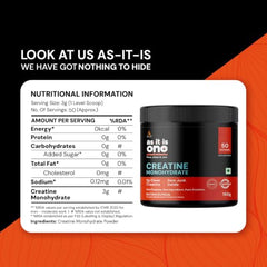 AS-IT-IS One Creatine Monohydrate - 100g Unflavoured I Micronised