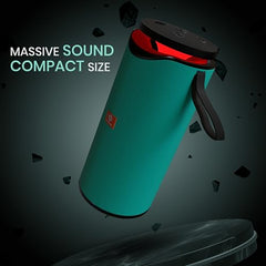 MAKPOWER BEAT Box 10W Bluetooth Speaker - Wireless, Portable, Premium Bass, 4 Hours Playtime, Built-in Mic, TF/USB Support - Perfect for Outdoor, Home, Travel & Parties (Green)
