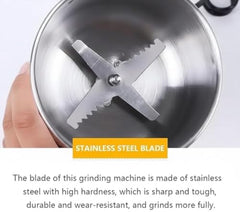DhimahiEnterprisess Electric Coffee and Spice Grinder, 150W Stainless Steel Mini Grinder for Dry Masala, Coffee Beans, Nuts and Seeds, Multipurpose Kitchen Appliance