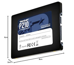 Patriot Memory P210 512GB Internal SSD SATA 3 2.5 Solid State Drive P210S512G25