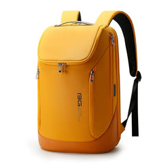 Red Lemon BANGE Captain Business Smart Backpack Water-Resistant fit 15.6 Inch Laptop Backpack with USB Charging Port,Travel Durable Backpack for Men and Women (Black)