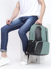 HOT SHOT BAGS VINTAGE SERIES 1396 32L FAUX LEATHER WATER RESISTANT Trolly sleeve LAPTOP BACKPACK|MEN & WOMEN | OFFICE BACKPACK | COLLEGE BACKPACK