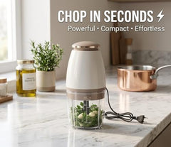 BTRD Electric Vegetable Chopper for Kitchen – Multipurpose Mini Food Processor, Fast Cutting for Onion, Fruits & Veggies, Easy One-Touch Use, Compact & Powerful