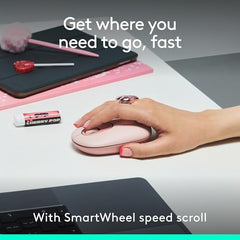 Logitech POP ICON Combo, Bluetooth Keyboard and Mouse Combo, Comfortable Typing, programmable Keys and Buttons, Quiet clicks, Easy-Switch up to 3 Devices - Graphite