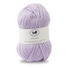 Nestnhaven Acrowools Graze Hand Knitting and Crochet Yarn. Pack of 1 Ball - 100gms. Shade no - NNHG001 (Berry Purple)