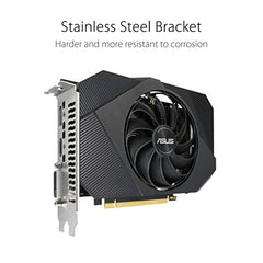 ASUS Dual NVIDIA Geforce RTX 3050 6GB OC Edition Gaming Graphics Card-pci_e_x16 4.0, 6GB GDDR6 Memory, HDMI 2.1, Displayport 1.4A, 2-Slot Design, Axial-Tech Fan Design, 0Db Technology, Steel Bracket