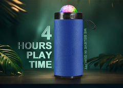 PerfX M21VP Portable Bluetooth Speaker 10W – Thunder Bass, Inbuilt Disco Lights, Wireless Speaker for Party & Outdoor (Disco Light 10 W Bluetooth Speaker, Green)