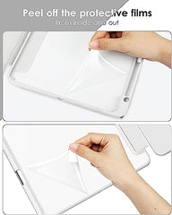 ProElite Case for iPad Air 11 Inch M4/M3/M2 2026/2025/2024, iPad Air 10.9 inch 5th/4th Gen & iPad Pro 11 inch 4th/3rd Gen 2022 case Cover, Transparent Smart Flip Cover with Pencil Holder, Lavender