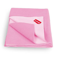 LuvLap Instadry Waterproof Baby Dry Sheet, Small Size 50x70 cm, Extra Absorbent Quick Dry Sheet for New Born,Toddler, Anti-Piling Fleece for Baby, Bed Protector, Pack of 2, Maroon & Navy Blue