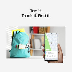 Samsung Galaxy SmartTag2 (1 Pack), Black | Bluetooth Tracker | Compass View | AR Find | IOT Control | Lost Mode