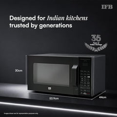 IFB 30L Convection Microwave Oven with 360 Degree Motorized Rotisserie 101 Auto Cook Menus (30BRC2, Black, Auto Defrost, Grill Mode, Combi-Cook Modes, 10 Power Levels)