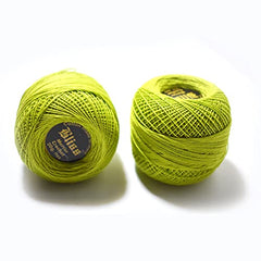 Dhruv Crafts Crochet Cotton Thread Yarn for Cross Stitch, Knitting, Embroidery & Craft Projects, Mercer Crochet Thread Ball, Shade B25 Red, 20 Gram, 0.5 MM Thickness, Sewing & DIY Supplies