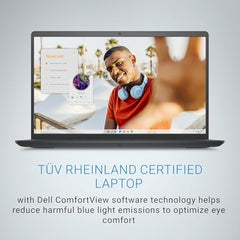 Dell 15 (Previously Inspiron) Laptop, 14th Gen Intel Core i3/Core 3 100U Processor, 8GB DDR4, 512 SSD, 15.6" FHD 120Hz IPS AG 250 nit Display, Win 11 + Office H&S 2024, Carbon Black, 1.63Kg