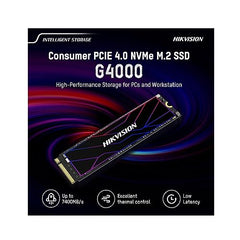 HIK G4000 Int Gaming SSD 1024GB/Ultrafast Read and Write PCIe Interface,PCIe Gen4x4/max Read Speed of7050 MB/s/Max. Seq Write 4200 MB/s Anti-Shock and Anti-Fall/for PC,laptops,PS5, etc.