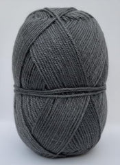 Vardhman BigBoss Knitting Yarn – 200g Ball, 575m, 84% Acrylic + 16% Nylon, 3-Ply DK Weight, Soft & Durable Wool for Knitting, Craft, babywear, blanket, winter wear; threads for crochet hook needle - Boss-15 - Cream