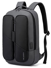 FUR JADEN Structured Smart Tech Backpack I 15.6 Inch Laptop Compartment with In-Built Tablet Sleeve I USB-C and USB-A Charging Port I Anti-Theft Pocket I Ventilated, Padded & Ergonomic (ClarkKent)