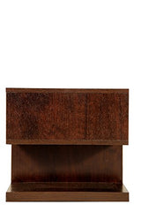 DeckUp Siena Engineered Wood Coffee Table (Dark Wenge, Matte Finish)