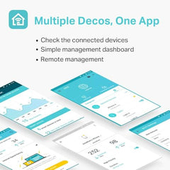 TP-Link Deco E4 Whole Home Wi-Fi Mesh System, Seamless and Speedy(AC1200) 1200Mbps Wireless, Works with Amazon Echo/Alexa, Router and WiFi Booster Replacement, Parental Control, Dual_Band