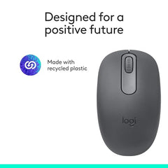 Logitech M196 Compact Ambidextrous Bluetooth Wireless Mouse - Off White