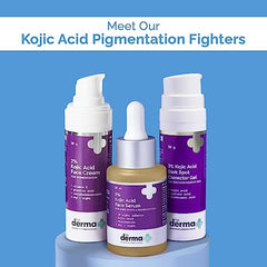 The Derma Co 1% Kojic Acid Face Wash | With Niacinamide & Alpha Arbutin | Reduces Dark Spots, Pigmentation & Blemishes | Cleanses & Brightens Skin | Non-Drying Formula | For All Skin Types | 100 ml