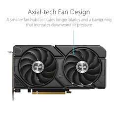 ASUS Dual Radeon RX 7600 EVO OC Edition 8GB GDDR6 Gaming Graphics Card (AMD Radeon RX7600, PCIe 4.0, 1x HDMI 2.1, 3X DisplayPort 1.4a)