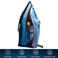 USHA Goliath 1200Watt Dry Iron with 1.8m Long Swivel Cord | Double Coat Golden Non Stick Soleplate for Longer Durability | 360° Swivel Cord | 2 Years Warranty | (Maroon), 1200 watts, Plastic