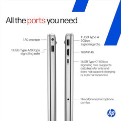HP 15 (i5 14th Gen), Intel Core 5-120U, 16GB RAM, 512GB SSD, FHD, Anti-Glare, 15.6''/39.6cm, Win11, M365 Basic(1yr), Office24, Silver,1.59kg, fd0664TU, FHD Camera w/Shutter, Backlit Laptop