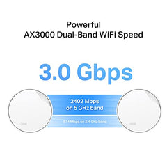 TP-Link Deco X50-PoE(1-Pack) AX3000 Whole Home Mesh WiFi 6 System with PoE Router | Seamless AI | HomeShield | 3000 Mbps Wireless Dual Band | Multi-Gig 2.5 Gbps