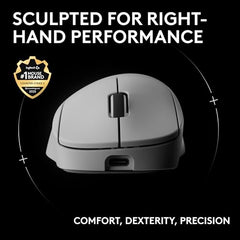 Logitech G PRO X Superlight 2 DEX Lightspeed Wireless Gaming Mouse, 60g Pro-Grade Lightweight Mouse with 5 Programmable Buttons, 44k DPI Sensor, USB-C Charging, for PC/Mac - White