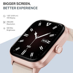 boAt Storm Blaze Smartwatch in Premium Metal Finish with Advanced BT Calling, Functional Crown, 1.83'' (4.64 cm) HD Display, IP68 Waterproof, HR, Sleep, Stress & SPO₂ Tracking, SOS (Cool Grey)