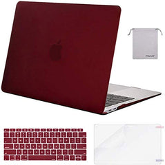 MOSISO Compatible with MacBook Air 13 inch Case 2021-2018 Release A2337 M1 A2179 A1932, Plastic Hard Shell&Keyboard Cover&Screen Film&Storage Bag for MacBook Air 13.3 inch Case, Deep Teal