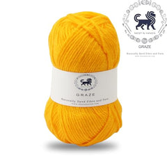 Nestnhaven Acrowools Graze Hand Knitting and Crochet Yarn. Pack of 1 Ball - 100gms. Shade no - NNHG001 (Berry Purple)