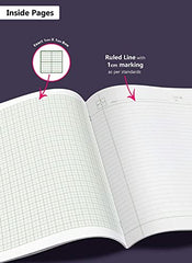 A4 Drawing Book, 34 Pages (29.5 x 21 cm), 100 GSM White Paper, Pack of 3 | Soft Blund, Sketch Book for Kids, Students and Artists | Thick Pages Suit Pencils, Crayons, Colour pens, Paints