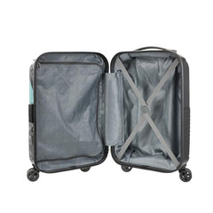 Kamiliant by American Tourister ATHER | Printed Trolley Bag Set of 3 (55+68+79 cms) for Travel|Hard Case Polypropylene (PP) Suitcase|360° 8-Wheel Spinner Luggage Trolley|Combination Lock | Black