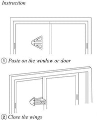 SYGA Sliding Door Lock for Child Safety for Closet Door & Window Locks (6 Units, Brown Colour))