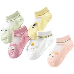 MOMISY Baby's Regular Cotton Blend Socks (Pack Of 5) (Socks-5Pairs-Parent_Multicolour)