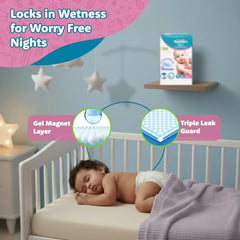 Amazon Brand - Supples Premium Baby Diaper Pants | 108 Baby Diapers | XL | 12-17 Kg | 12 Hrs Absorption | Cushiony Cotton Soft Fabric | Phthalates-Free | Triple Leak Guard | 54 Count, Pack of 2
