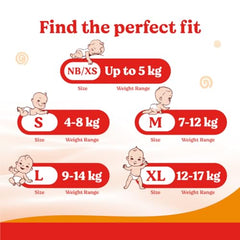 Huggies Comfy Pants Baby Diaper, Large (L) Size (9-14 Kgs), Pack of 192 (96 count, Pack of 2)
