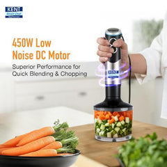 KENT 16044 Hand Blender Stainless Steel 400 W | Variable Speed Control | Easy to Clean and Store | Low Noise Operation