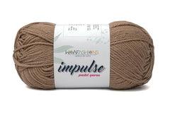 WOAFASHIONS - World of Arts Impulse Hand Knitting & Crochet Yarn, Premium Acrylic, 4 : Medium (Anchor Grey) (100gms / 3.5oz / 200mtr / 218yds)