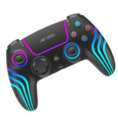Ant Esports GP400 RGB 3-Mode Wireless Gaming Controller,1000Hz HallSense Precision Joysticks|PC,PS4,Android, iOS, Steam Deck & Switch |Bluetooth & 2.4GHz Wireless| Dual Vibration |Motion Control|White