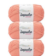 WOAFASHIONS - World of Arts Impulse Hand Knitting & Crochet Yarn, Premium Acrylic, 4 : Medium (Anchor Grey) (100gms / 3.5oz / 200mtr / 218yds)