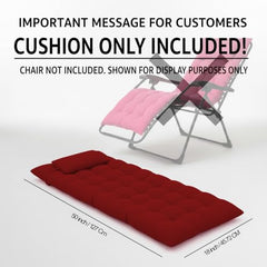DADDY COOL Multipurpose Extra Long Rocking Chair Cushion for Outdoor and Indoor/Chair pad for Home & Office Chair Filling 18 x 50 Inch Pack of 1 Dark Green (Only Cushion)