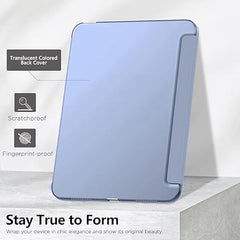 ProElite Cover for Xiaomi Mi Pad 8/8 Pro/Mi Pad 7/7 Pro 11.2 inch Cover, Flip Case Cover with Transparent Back & Stylus Pen [Auto Sleep Wake Support], Black