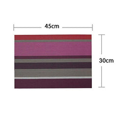 SYGA Set of 4 Coffee Cup Design Washable Table Mats, Place Mat(Green)