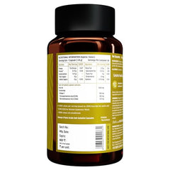 hk vitals Omega 3, 60 Fish Oil Capsules + Multivitamin, 60 Tablets | 1000mg Omega 3 with 180mg EPA and 120mg DHA | For Brain, Heart, and Joints Health