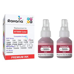 Ravaria Refill Ink for HP GT51XL/53XL GT 52 for HP Ink Tank 115,310,315,319,410,415,416,419,455,500,515,530,589,615,750,790,670,GT5810,GT5811,GT5820(GT51XL + GT52CMY(4 Color Set),Multi-Color Pack)